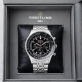 Breitling Black Dial Chronograph Watch for Men