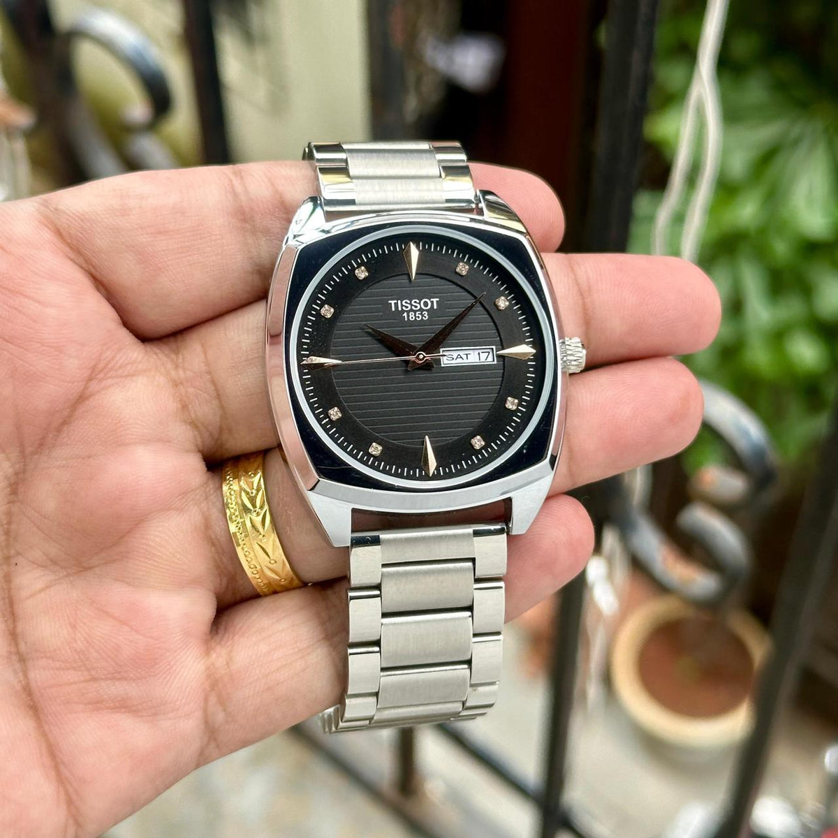 Tissot Blue Dial Stainless Steel Watch for Men