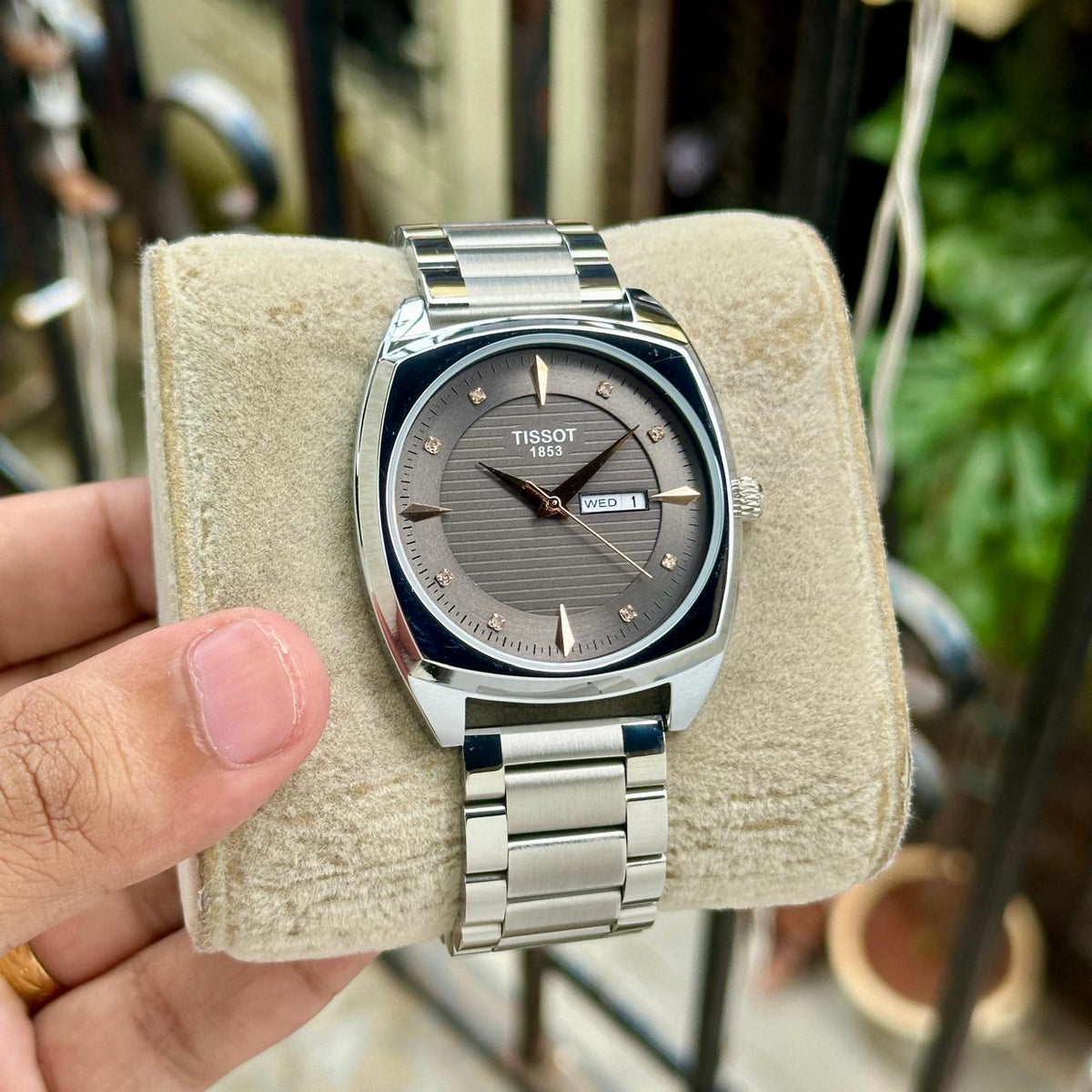 Tissot Blue Dial Stainless Steel Watch for Men